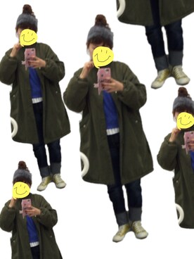 032mさん（レディース・162cm）の冬コーディネート