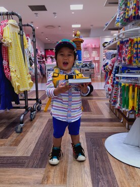 「BOOFOOWOO」｜re-oさん（キッズ・80cm）の夏コーディネート