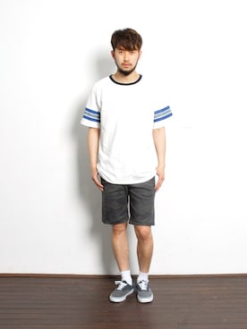 「XERO（ゼロ）のアイテム」を使った、XEROLIFEさん（メンズ・175cm）の春コーディネート