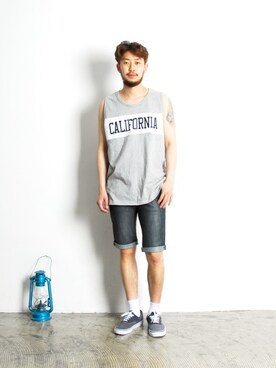 「XERO（ゼロ）のアイテム」を使った、XEROLIFEさん（メンズ・175cm）の春コーディネート