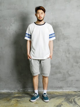 「XERO（ゼロ）のアイテム」を使った、XEROLIFEさん（メンズ・175cm）の春コーディネート