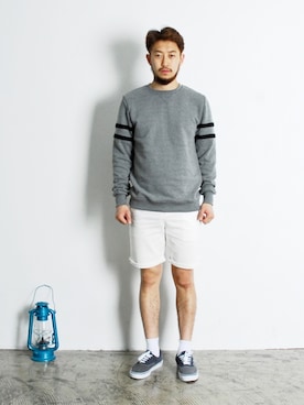 「XERO（ゼロ）のアイテム」を使った、XEROLIFEさん（メンズ・175cm）の春コーディネート