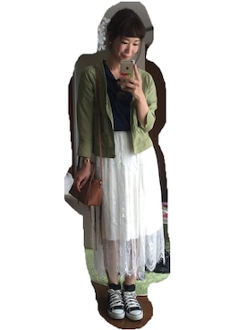 Miu Ogawaさん（レディース・167cm）の夏コーディネート