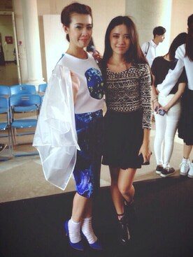 Chen-Xin Wangさん（レディース・163cm）の夏コーディネート