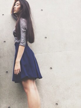 Chen-Xin Wangさん（レディース・163cm）の夏コーディネート