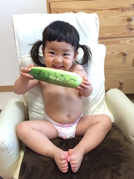 「メイちゃん」｜「アイテム（その他）」を使った、あやみんさん（キッズ・90cm）の夏コーディネート