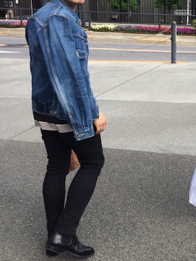 「M.Nii（エムニーイ）のアイテム」を使った、あっきーさん（メンズ・162cm）の秋コーディネート