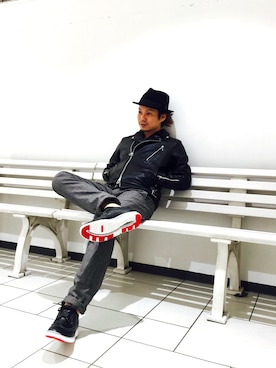 「ヒロシツボウチ」｜MEN'S    BIGI熊本PARCOさん（メンズ・169cm）の秋コーディネート