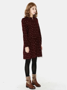 「シアータイツ」｜bluepopsさん（レディース・170cm）の冬コーディネート