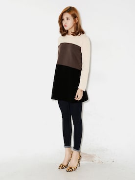 「インディゴデニム」｜bluepopsさん（レディース・170cm）の冬コーディネート