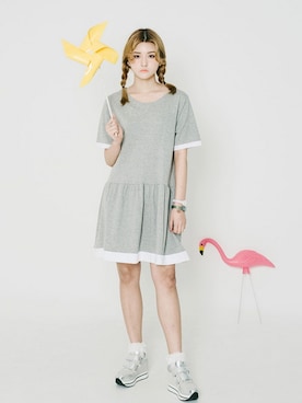 「プリーツ」｜bluepopsさん（レディース・170cm）の春コーディネート