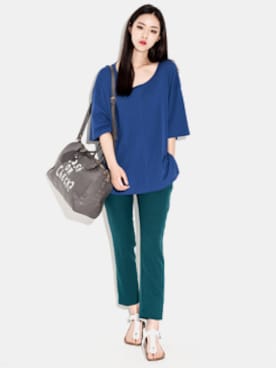 「夏アイテム」｜bluepopsさん（レディース・170cm）の春コーディネート