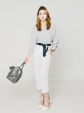 「夏アイテム」｜bluepopsさん（レディース・170cm）の春コーディネート