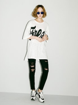 「韓国ファッション」｜bluepopsさん（レディース・170cm）の夏コーディネート