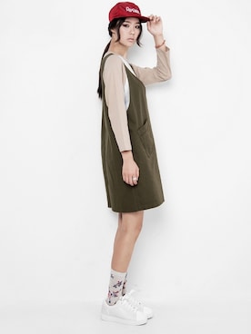 「 ゆったりシルエット」｜bluepopsさん（レディース・170cm）の秋コーディネート