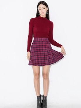 「 ニット」｜bluepopsさん（レディース・170cm）の秋コーディネート