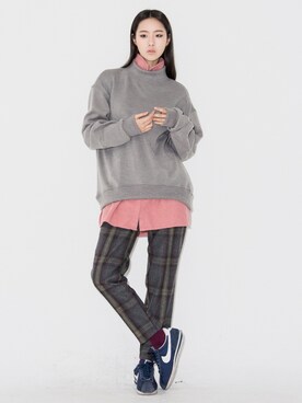 「 ハイネック」｜bluepopsさん（レディース・170cm）の冬コーディネート
