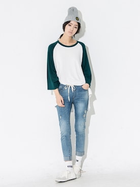 「 シンプル」｜bluepopsさん（レディース・170cm）の春コーディネート