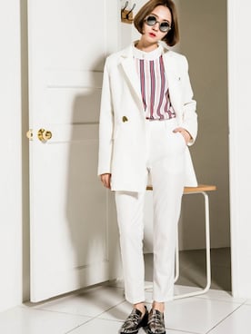 「 ビッグシルエット」｜bluepopsさん（レディース・170cm）の春コーディネート