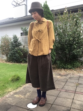 ふみさん（レディース・168cm）の秋コーディネート