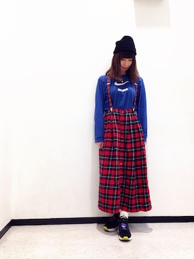 「オタクコーデ×映画『海月姫』」｜「アイテム（スニーカー）」を使った、minoriさん（レディース・162cm）の秋コーディネート