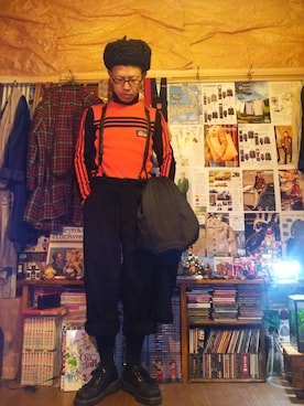 「アイテム（ステンカラーコート）」を使った、いわんこさん（メンズ・168cm・40代）の冬コーディネート