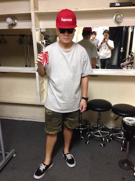 チョコレートプラネット松尾さんのコーディネート