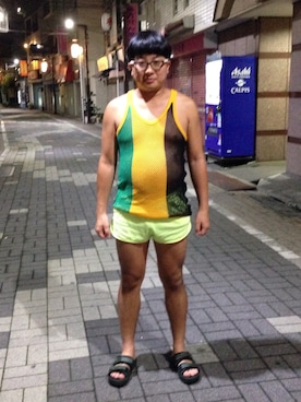 チョコレートプラネット松尾さんのコーディネート