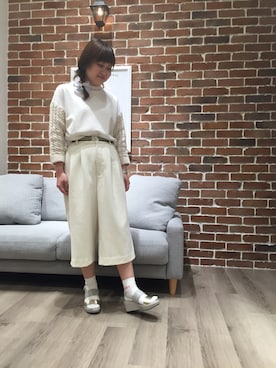 「厚底」｜WA ORientalTRaffic 高岡店さん（レディース・154cm）の春コーディネート