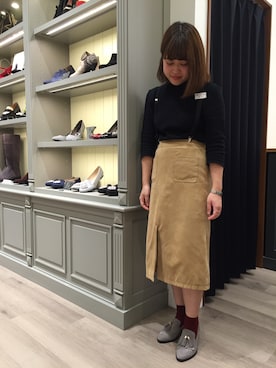 「タッセルシューズ」｜WA ORientalTRaffic 高岡店さん（レディース・160cm）の秋コーディネート
