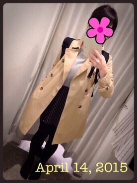 「amelier MAJESTIC LEGON（アメリエルマジェスティックレゴン）のアイテム（ジャケット/アウター）」を使った、misakiさん（レディース・157cm）の春コーディネート