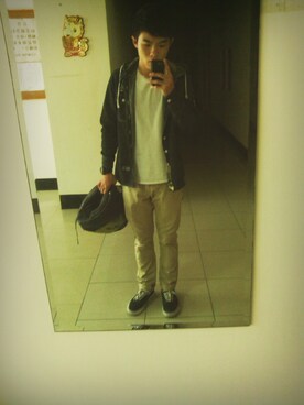 蔡叡恆さん（メンズ・165cm）の秋コーディネート