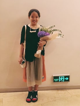 「日常」｜「アイテム（アクセサリー）」を使った、四-空-五さん（レディース・159cm）の夏コーディネート