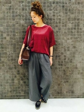 JEANASIS 柏マルイ店STAFFさん（レディース・168cm）の夏コーディネート