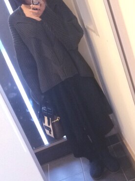 namiさん（レディース・160cm）の冬コーディネート