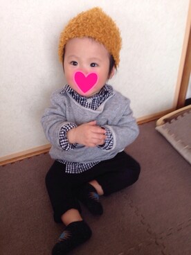 「おめかしコーデ」｜aotan☻さん（キッズ・80cm）の春コーディネート