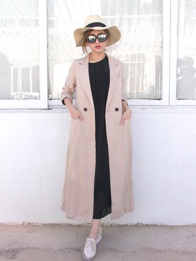 「Marjorie（マージョリー）のアイテム（ジャケット/アウター）」を使った、Marjorieさん（レディース・161cm）の春コーディネート