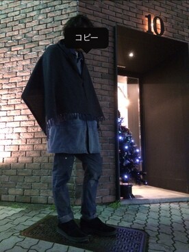 しゅんさん(メンズ・179cm)の冬コーディネート