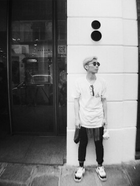 「colette」｜Jimmi Fishさん（メンズ・170cm）の冬コーディネート