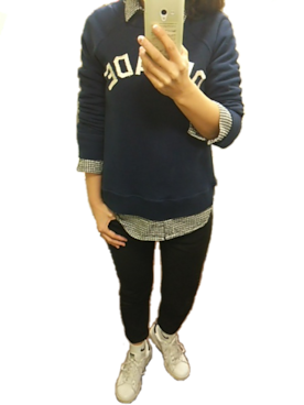 「スエット」｜hiiikoさん（レディース・153cm）の春コーディネート