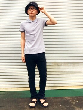 山田秀人さん（メンズ・166cm）の夏コーディネート