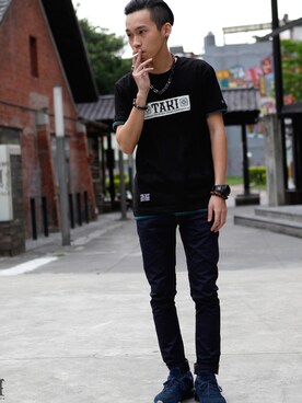 「アイテム（その他）」を使った、TAKIさん（メンズ・170cm）の春コーディネート