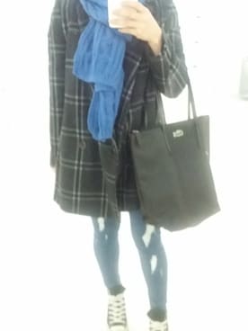 「머플러」｜lovelheeさん（レディース・158cm）の冬コーディネート