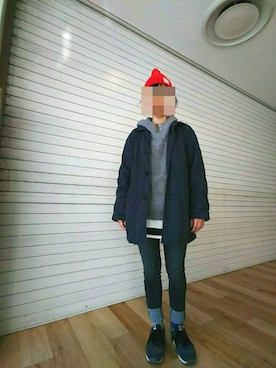 「CUBE SUGAR（キューブシュガー）のアイテム（その他アウター）」を使った、ちえぞうさん（レディース・156cm）の秋コーディネート