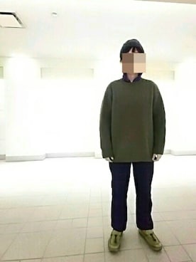 「SECCHIARI MICHELE（セッキアーリミケーレ）のアイテム（その他シューズ）」を使った、ちえぞうさん（レディース・156cm）の冬コーディネート