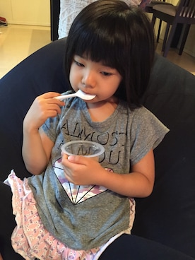 「fafa（フェフェ）のアイテム（スカート）」を使った、ののさん（キッズ・110cm）の夏コーディネート