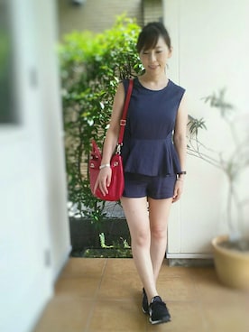 「ぺプラム」｜「アイテム（その他）」を使った、if…さん（レディース・152cm）の夏コーディネート