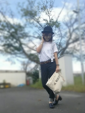 「パックT」｜「アイテム（その他）」を使った、if…さん（レディース・152cm）の秋コーディネート