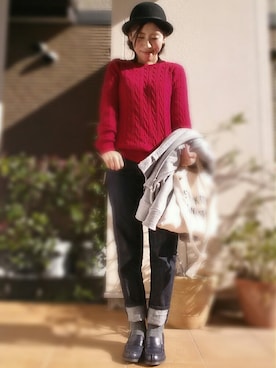 if…さん（レディース・152cm）の冬コーディネート