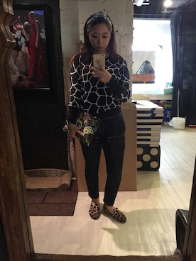 「GIUSEPPE ZANOTTI DESIGN（ジュゼッペザノッティデザイン）のアイテム（モカシン/デッキシューズ）」を使った、Tamarartさん（レディース・166cm）の冬コーディネート